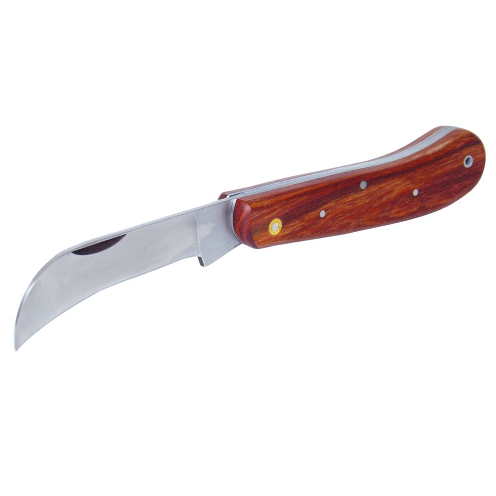 Nůž roubovací, nerez, rukojeť dřevěná, 18,5cm, FESTA 0.120000 Kg GIGA Sklad20 16218 2