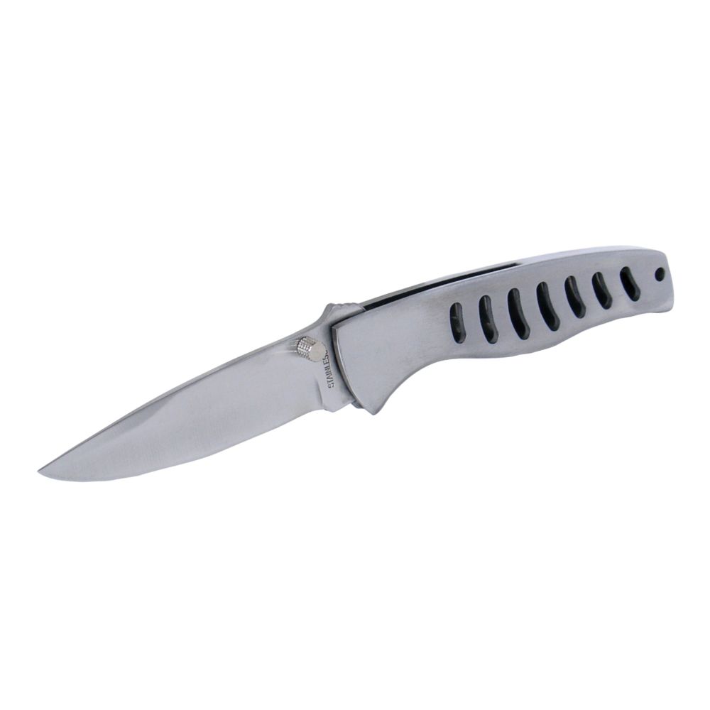 Nůž zavírací, nerez, rukojeť ocelová, 18,5cm, FESTA 0.135000 Kg GIGA Sklad20 16223 3