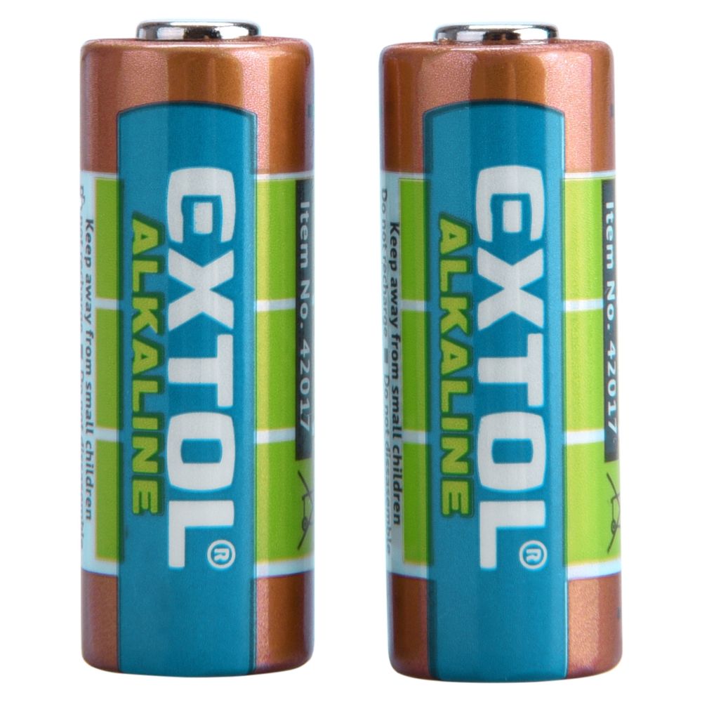 Baterie alkalická, 12V (6LR61), sada 2ks, EXTOL ENERGY ULTRA+