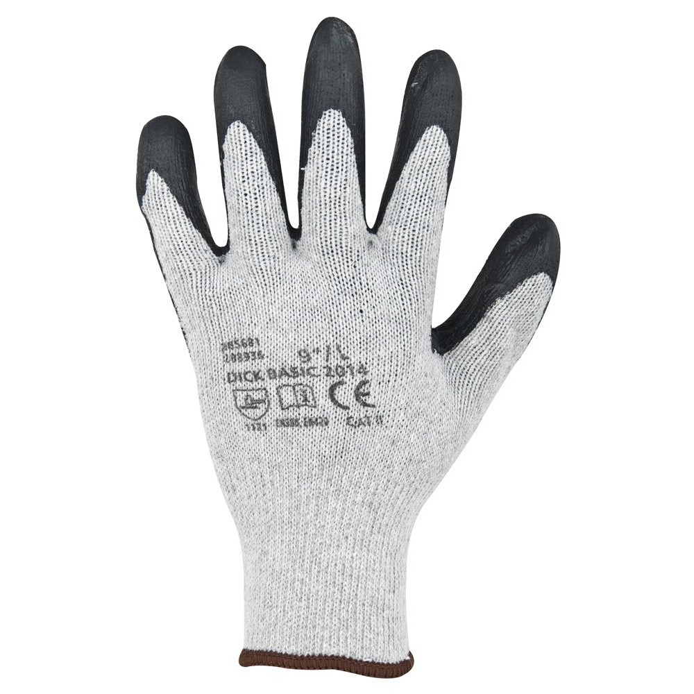 Pracovní rukavice máčené DICK BASIC, velikost 9", ARDON