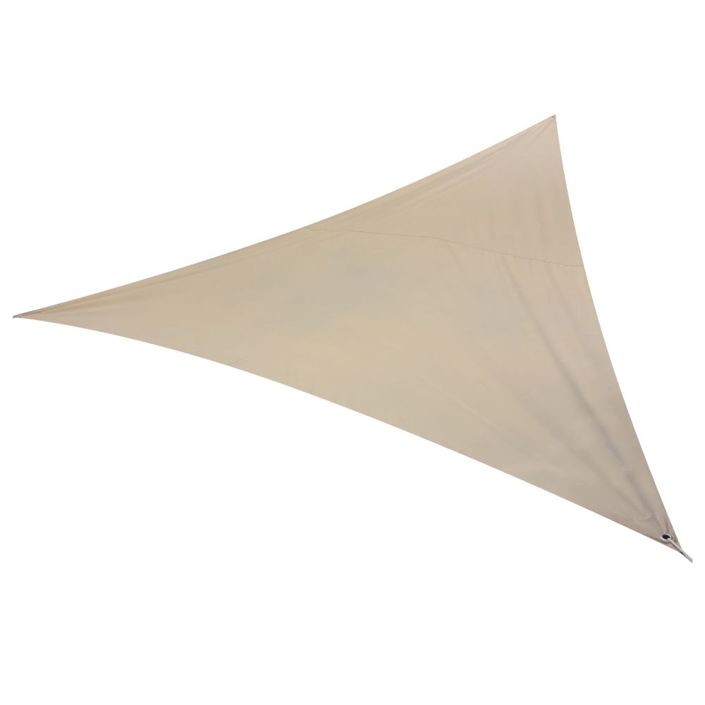 Stínící plachta, trojúhelníková, 3,6 x 3,6m, PE, krémová, ROWENA 1.045000 Kg GIGA Sklad20 802215 5