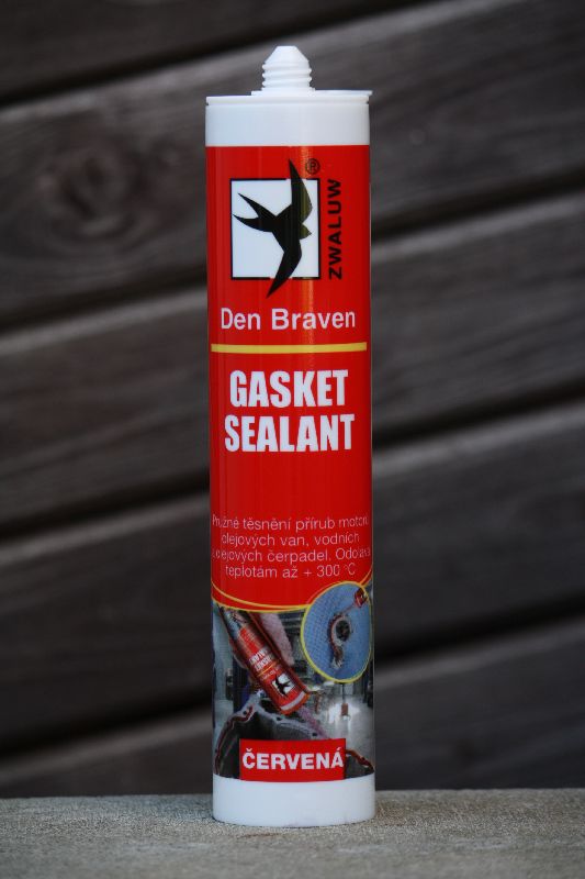 Gasket sealant červený, Den Braven Red Line 0.390000 Kg GIGA Sklad20 07451 6