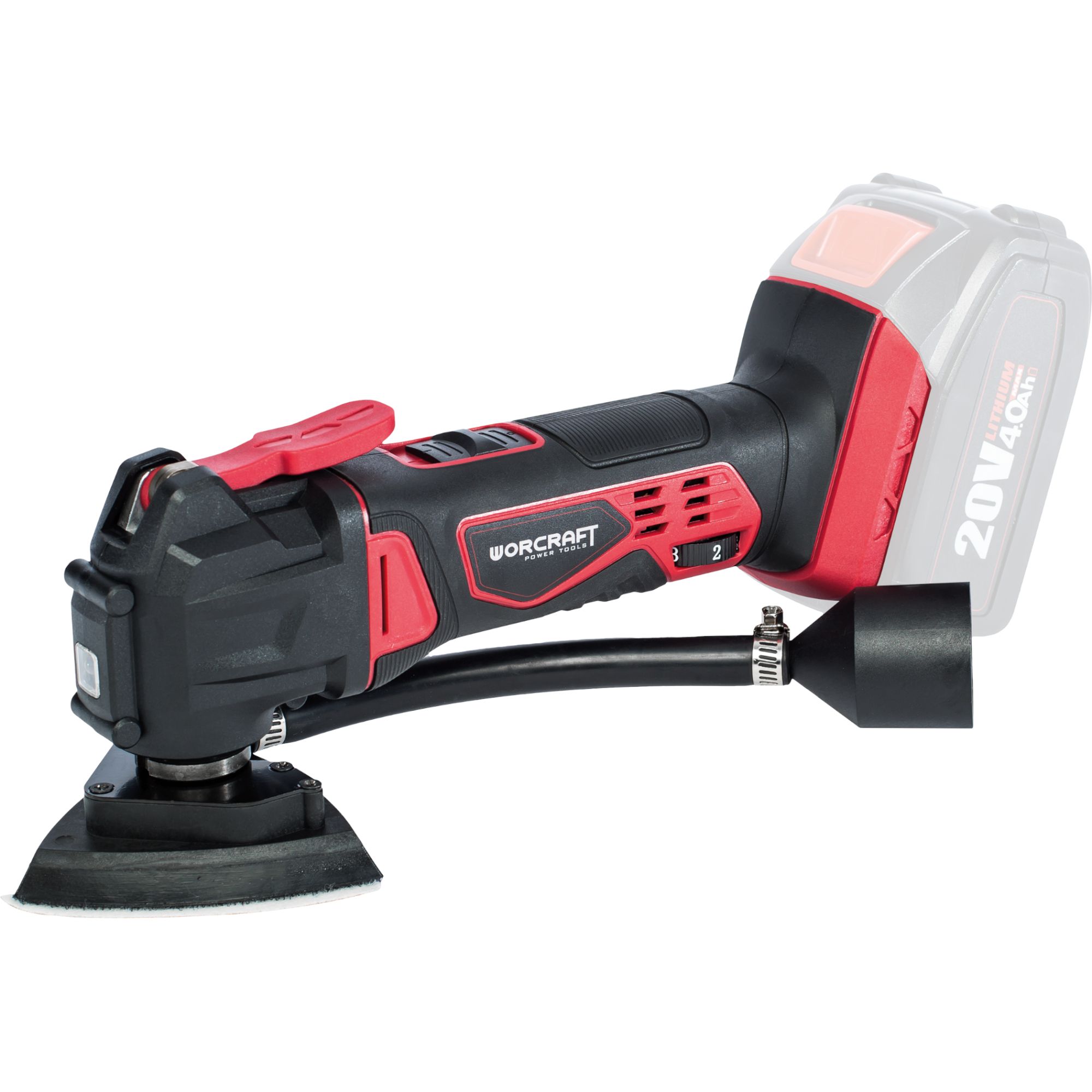 AKU bruska multifunkční, 20V, ShareSYS, WORCRAFT CMT-S20Li