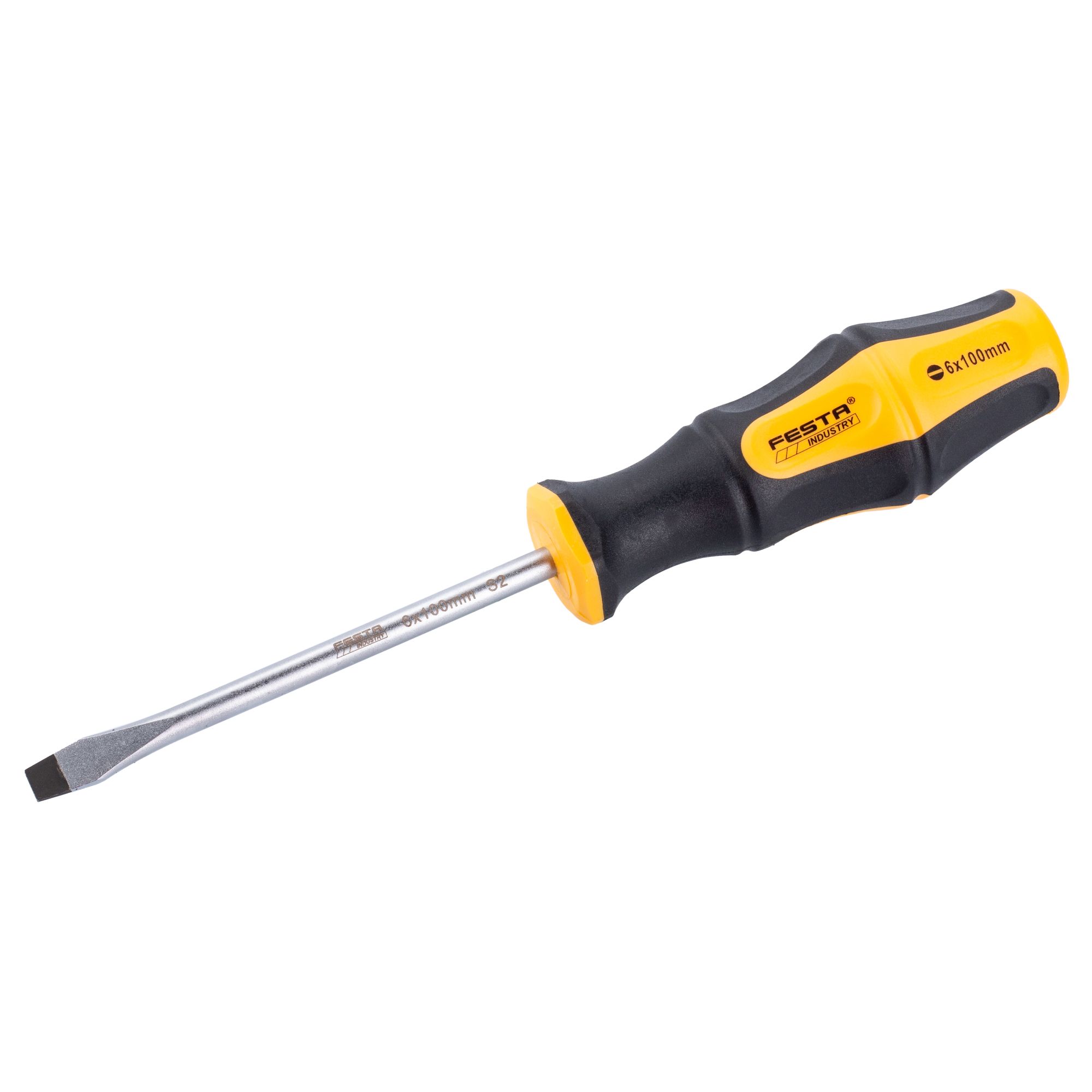 Šroubovák plochý, 6.5×125mm, S2, FESTA INDUSTRY