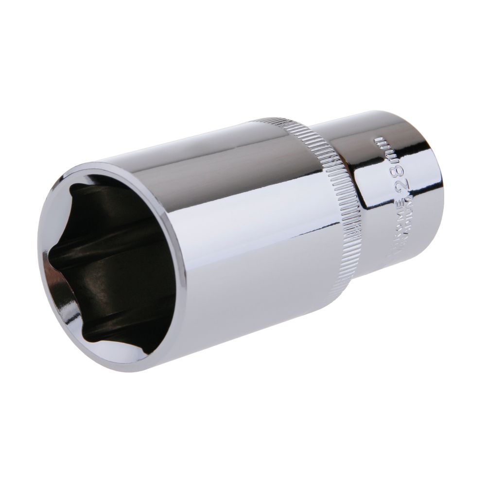 Gola hlavice 1/2", 28mm, prodloužená, CrV, FESTA