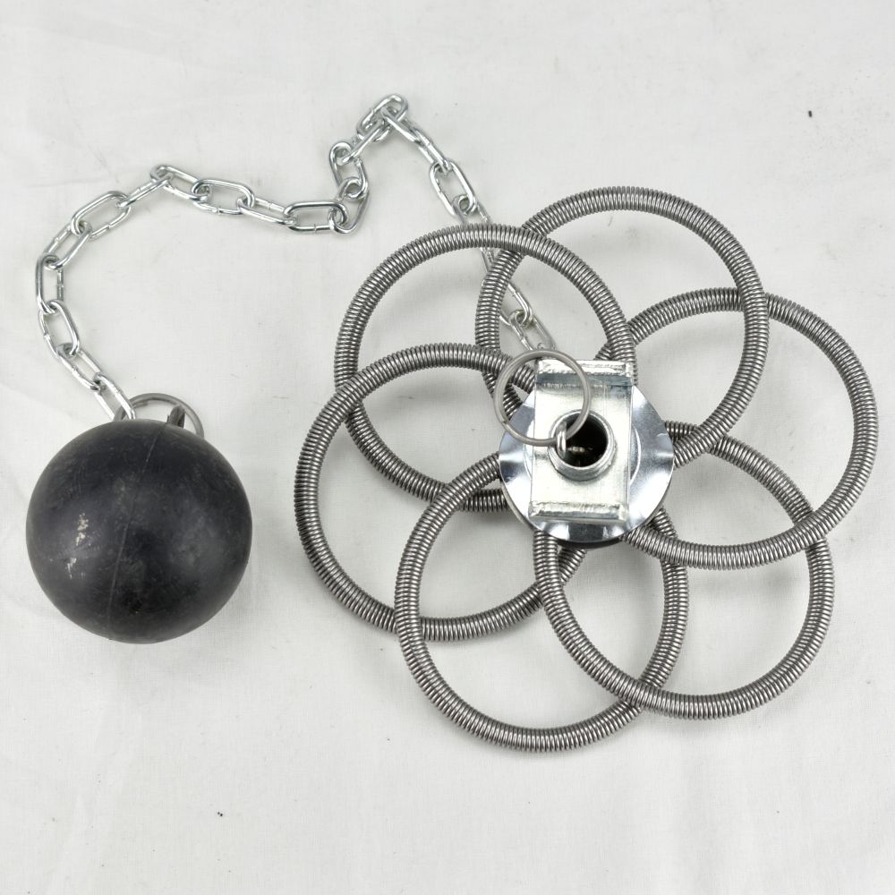 Kominický strojek pro nerezové komíny se závažím 0,7kg, pr. 130-230mm