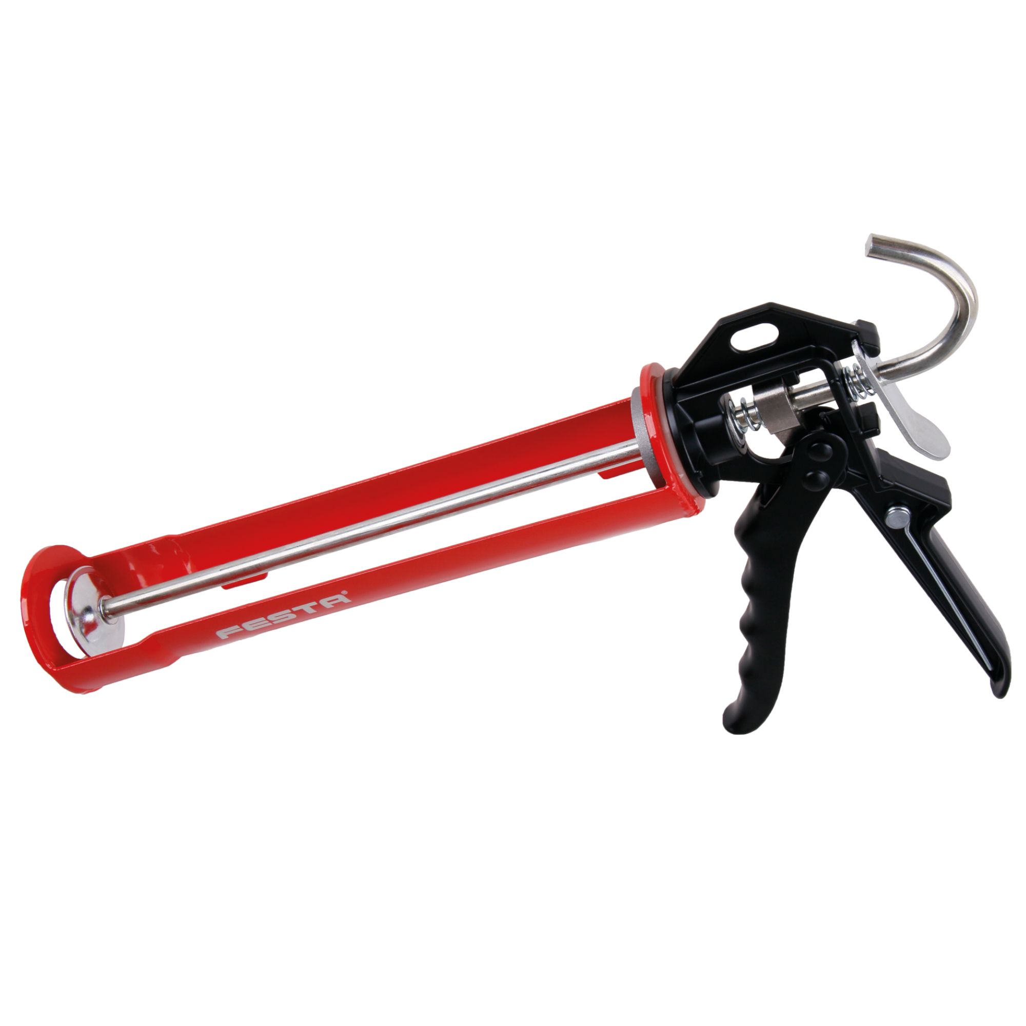 Vytlačovací pistole na kartuše, celokovová plná, PROFI, FESTA