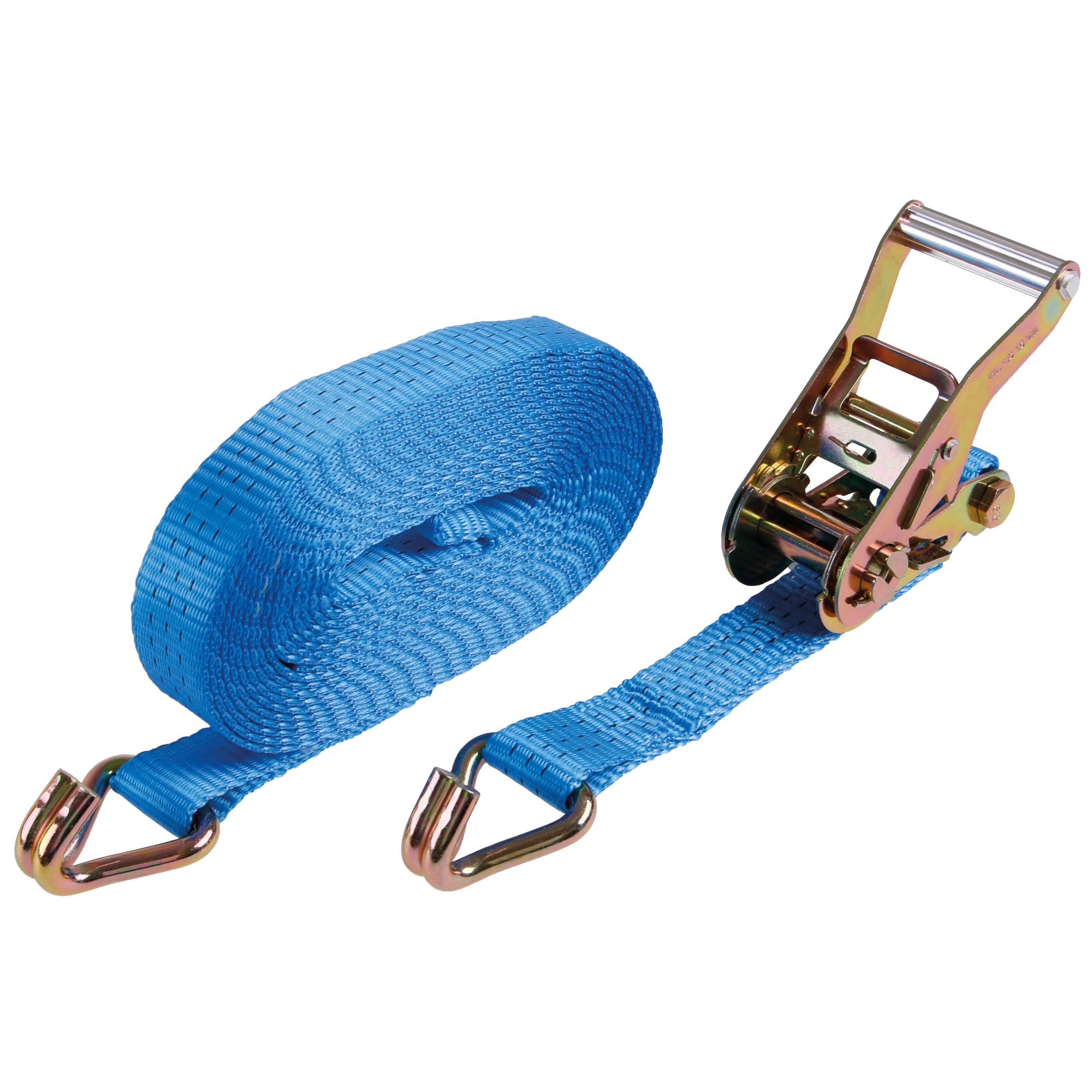 Pás upínací s ráčnou a háky, 35mm × 8m, TÜV/GS, nosnost 3000kg