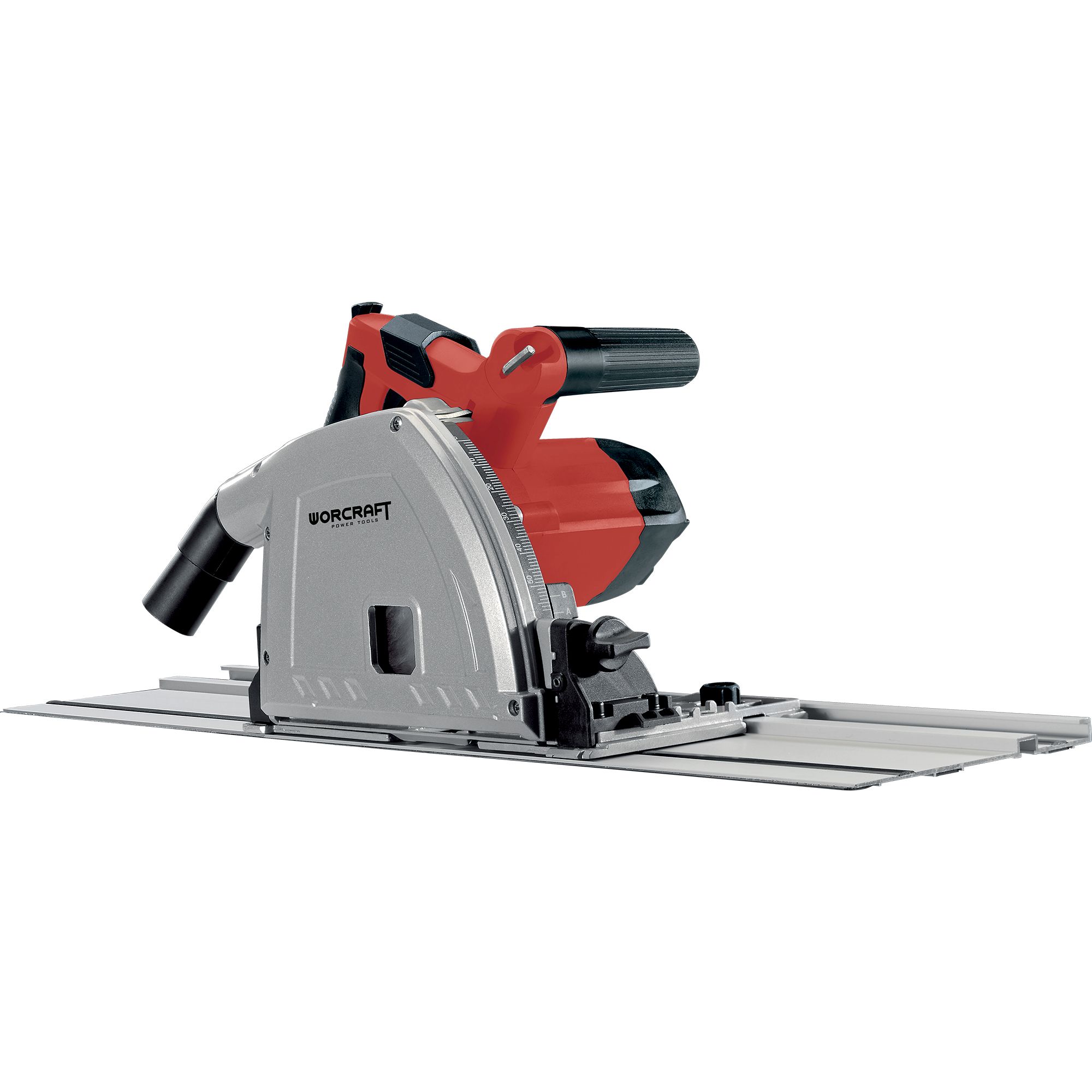 Pila ponorná, 165mm, 1200W, s lištou 2x 700mm, WORCRAFT TS12-165