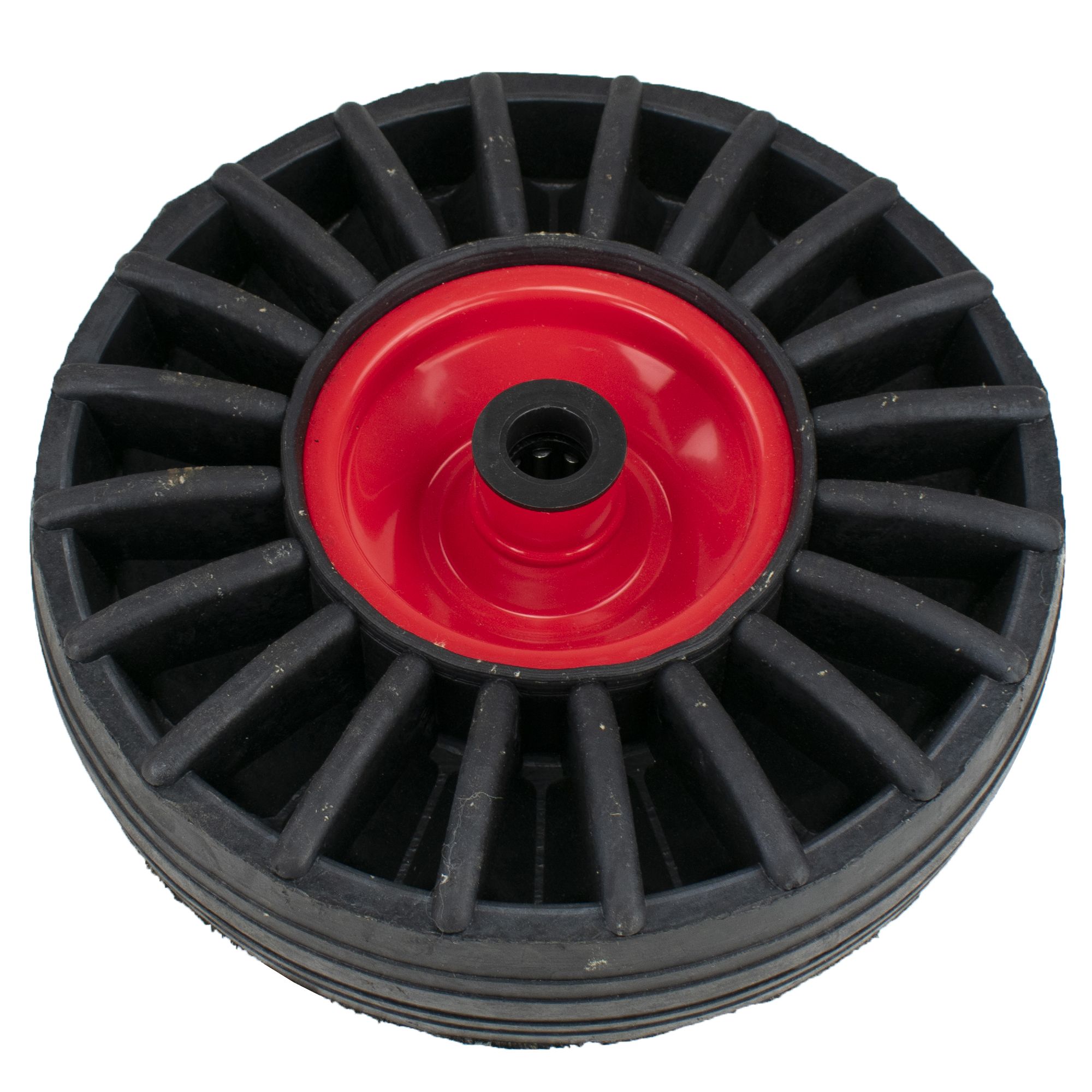 Kolo na rudl plná pryž, 250x80mm, 150kg, kovový disk