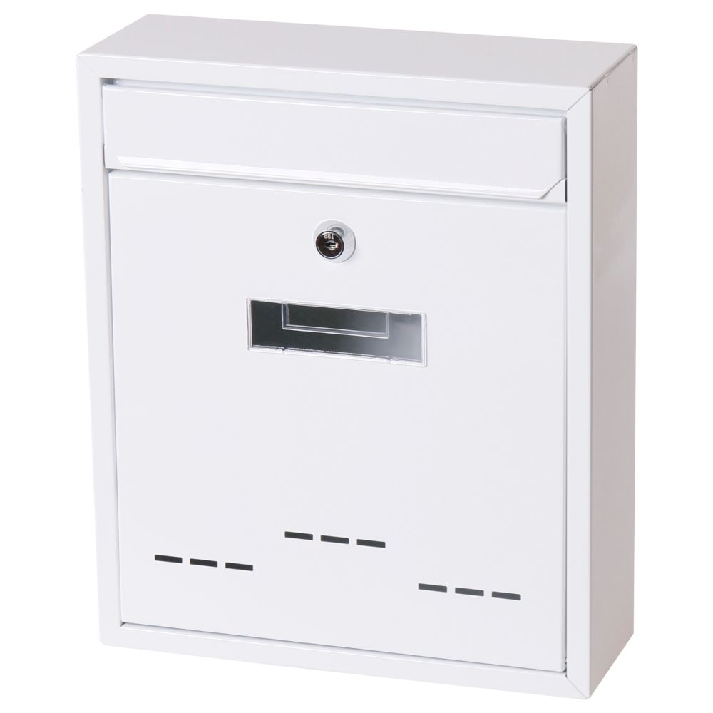 Poštovní schránka bílá, 260x90x310mm, RADIM M.