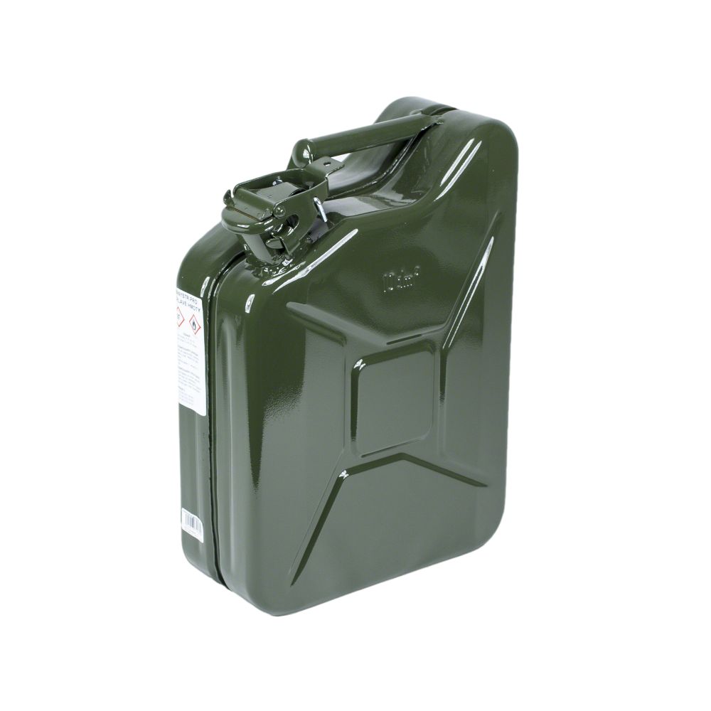 Kanystr kovový, 10L, zelený, JerryCan LD10