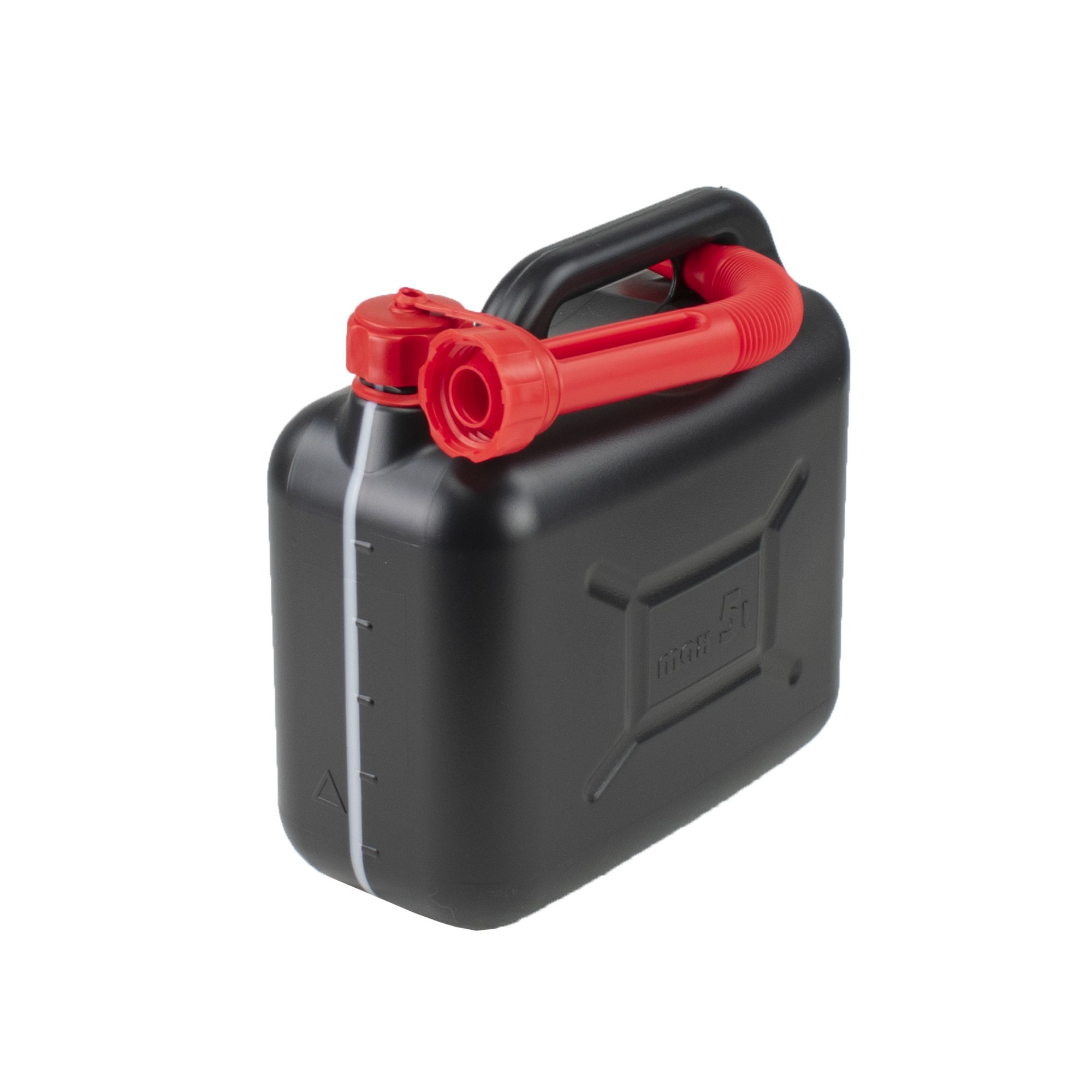 Kanystr na benzín plastový 5L, černý