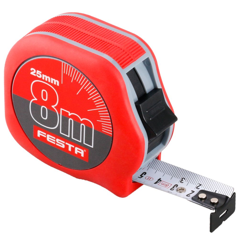 Metr svinovací nylon, 8m x 25mm, FESTA