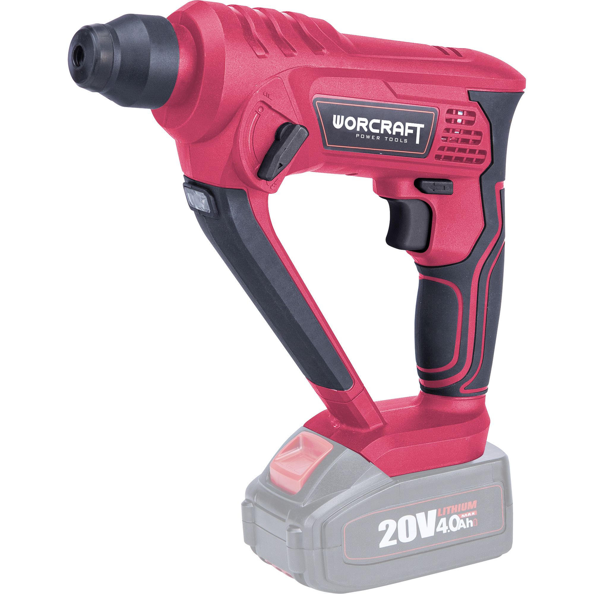 AKU vrtací kladivo, 1,5J, SDS+, 20V, ShareSYS, WORCRAFT CRH-S20LiE