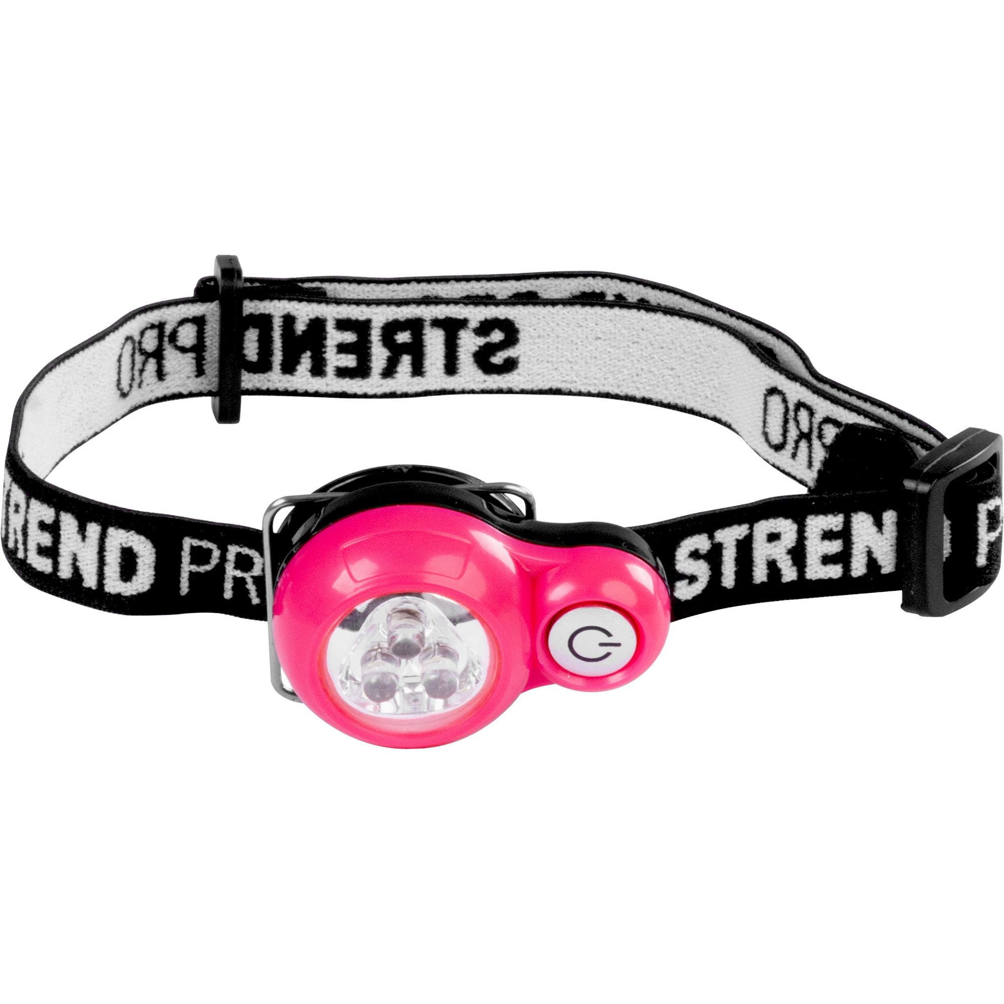 Čelovka dětská, 15lm, 3x LED, růžová, STREND PRO