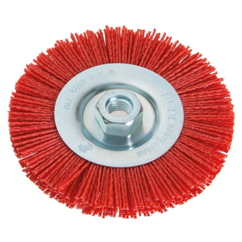 Kartáč rotační okružní, 125mm, NYLON, M14, FESTA