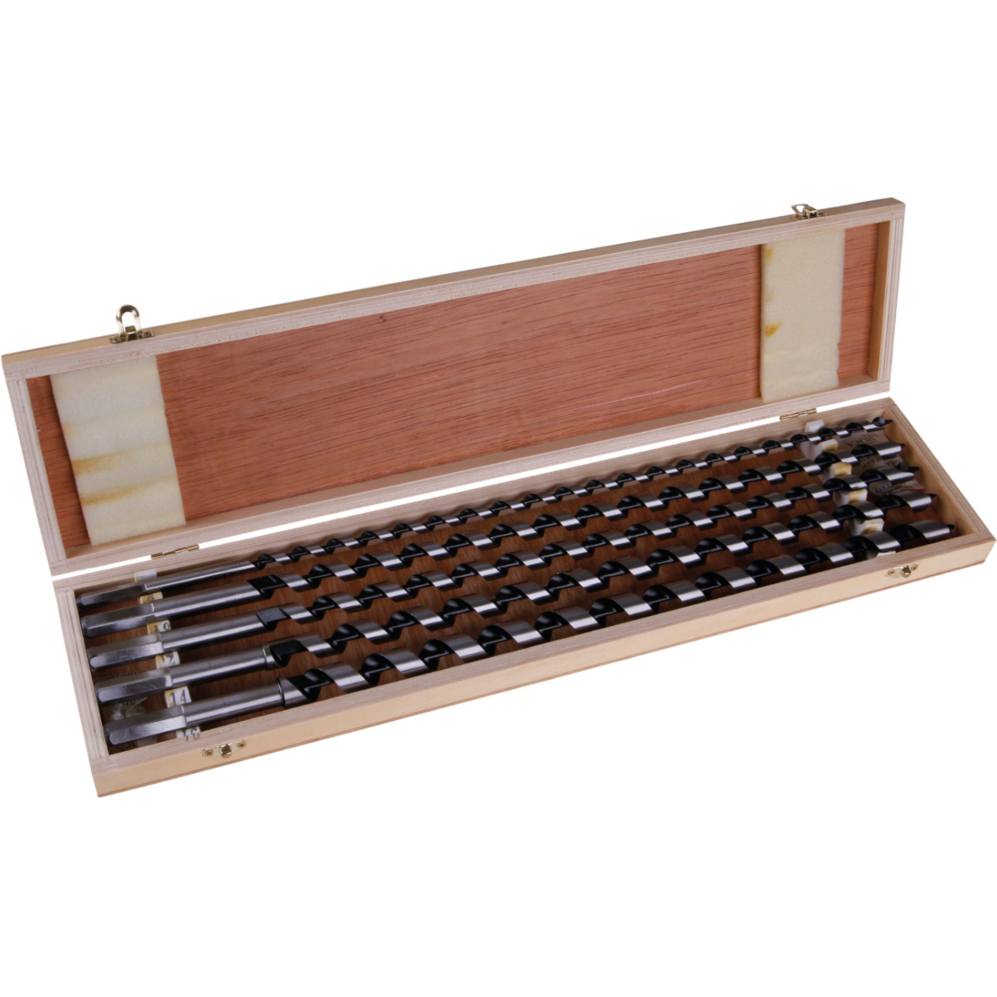 Vrtáky do dřeva, hadovité, sada 5ks, 8-16mm, 460mm, FESTA