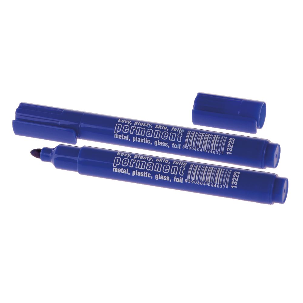 Značkovač permanentní, lihový, modrý