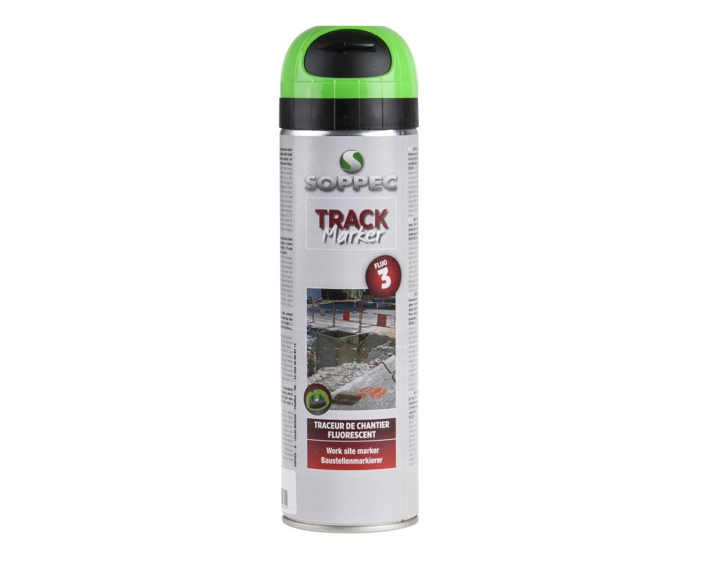 Sprej značkovací fluores. Trackmarker, 500ml, zelený, 3 měsíce, SOPPEC