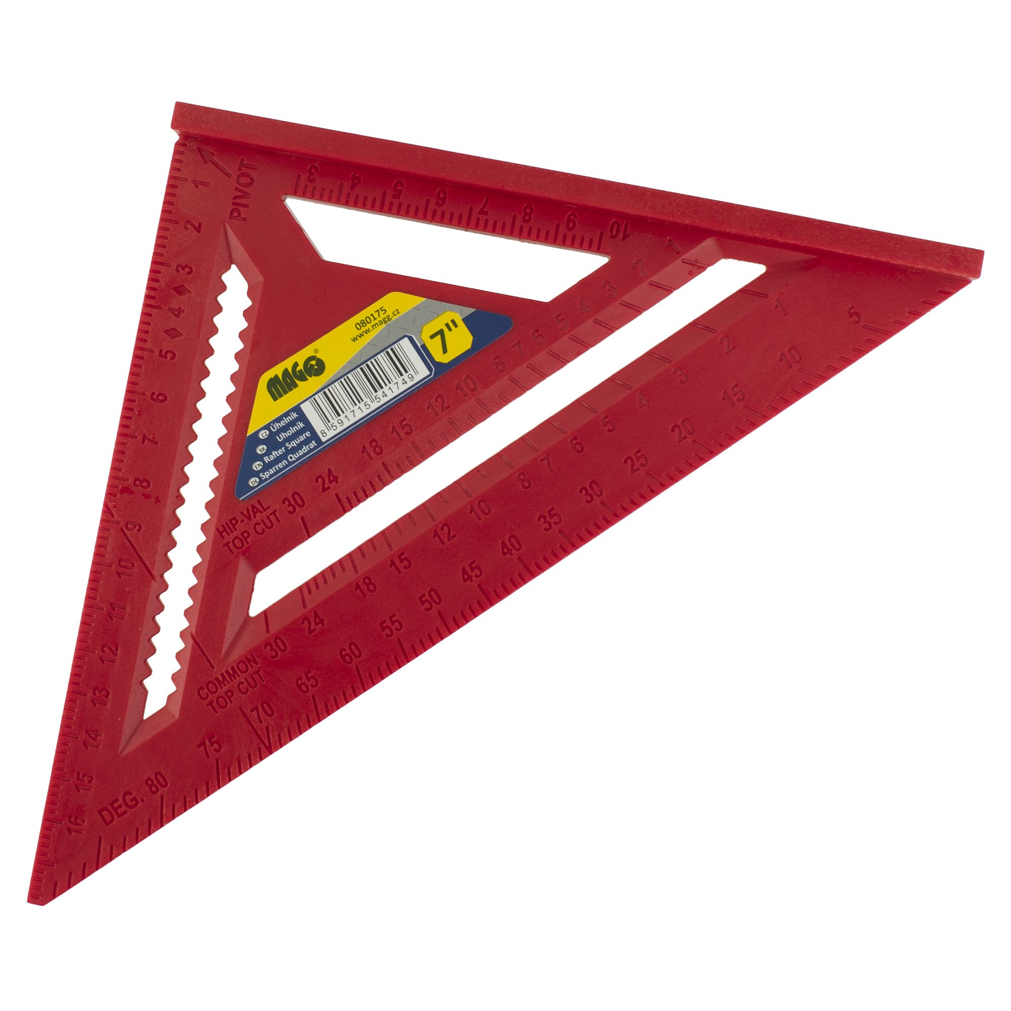 Úhelník tesařský, 180mm, plast, MAGG