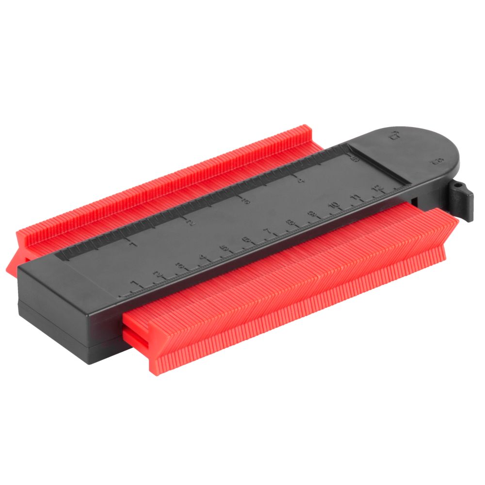 Šablona obrysová s aretací a magnetem, 125 × 101mm, STREND PRO