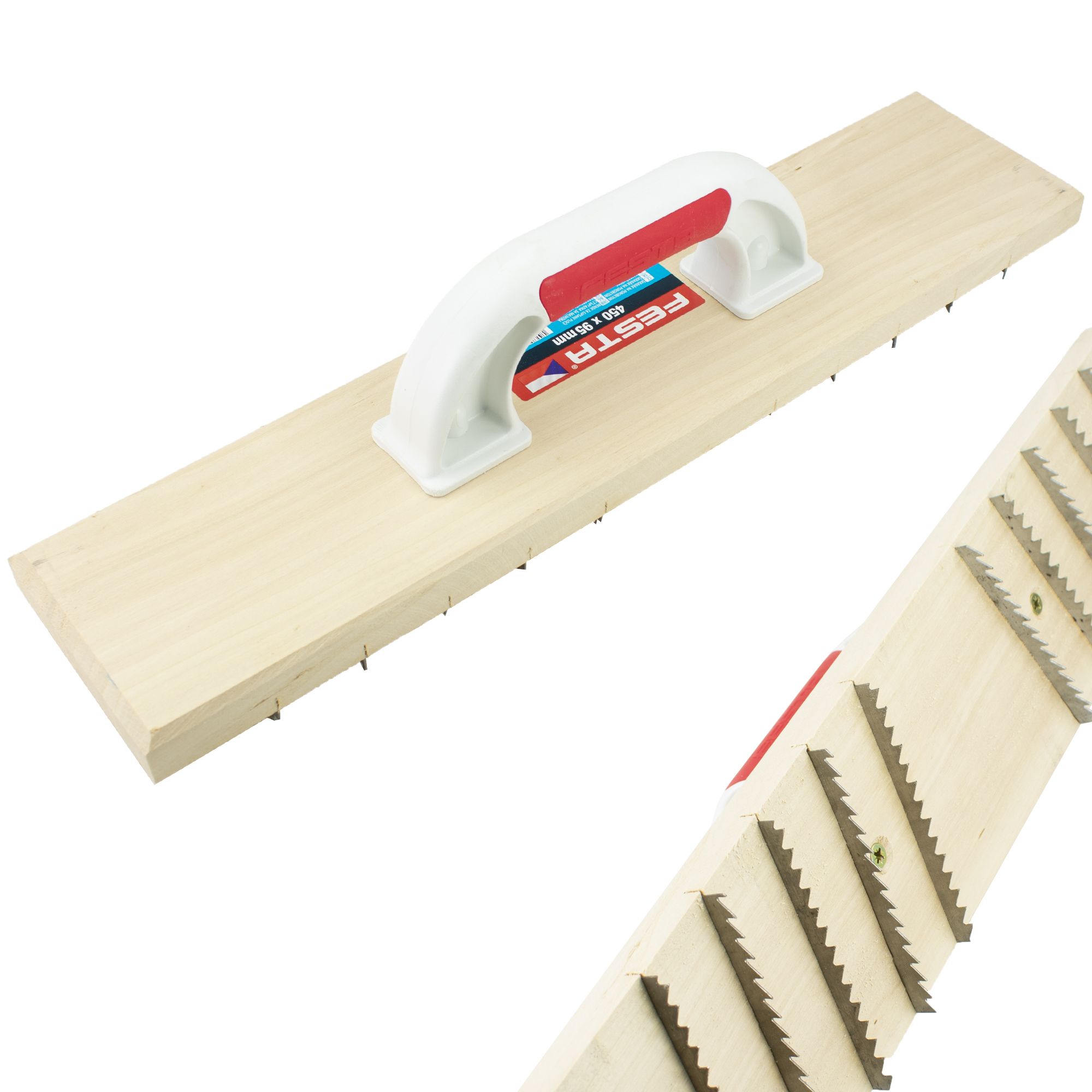 Škrabák na pórobeton, pilový, 450x95mm, hrubý zub, FESTA