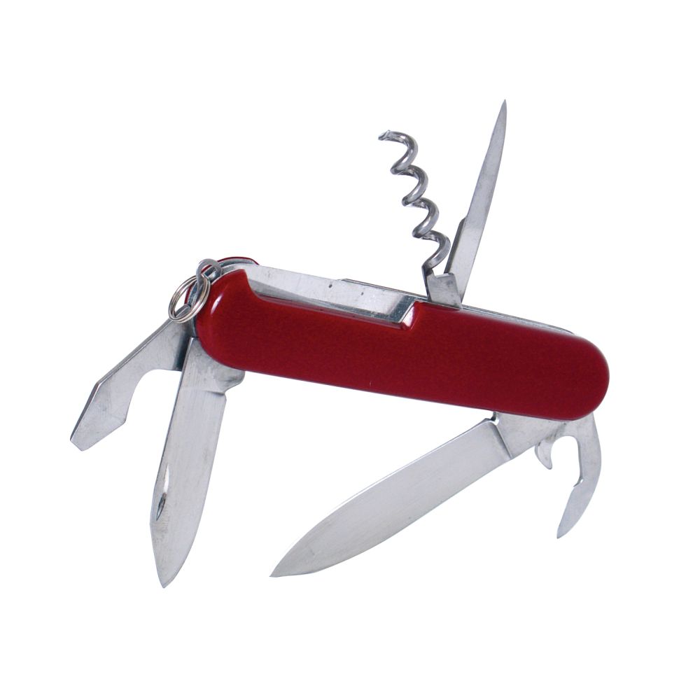 Nůž zavírací, 7 funkcí, nerez, rukojeť plastová, 17,5cm, FESTA