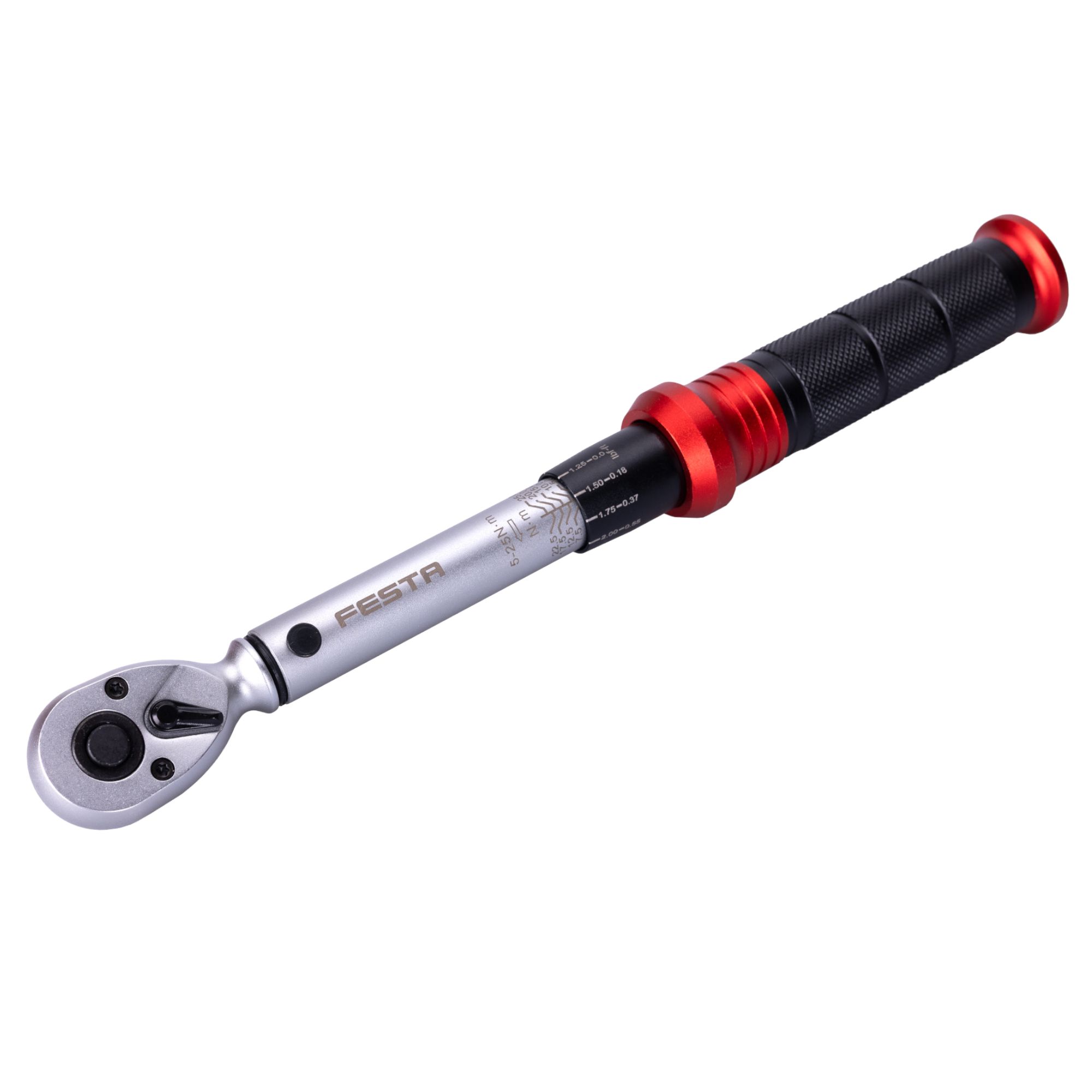 Momentový klíč 1/4", 5-25Nm, 255mm, FESTA