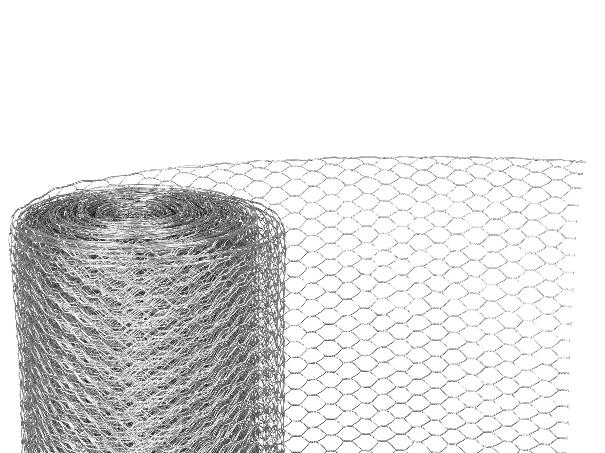 Pletivo šestihranné HEX, 100cm, 20mm, drát 0,7mm, role 10m, ZN