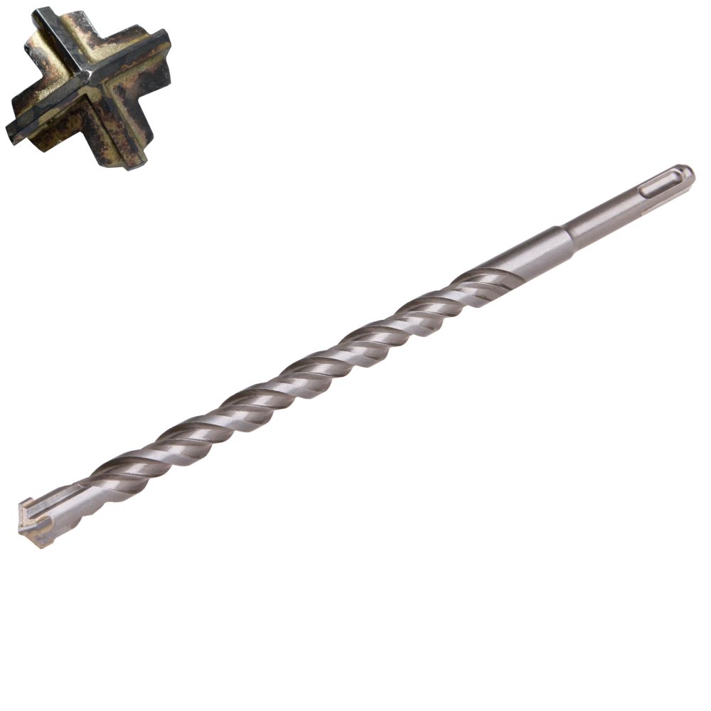 Vrták do betonu SDS+, 14 x 460mm, 4 břity, STREND PRO Premium