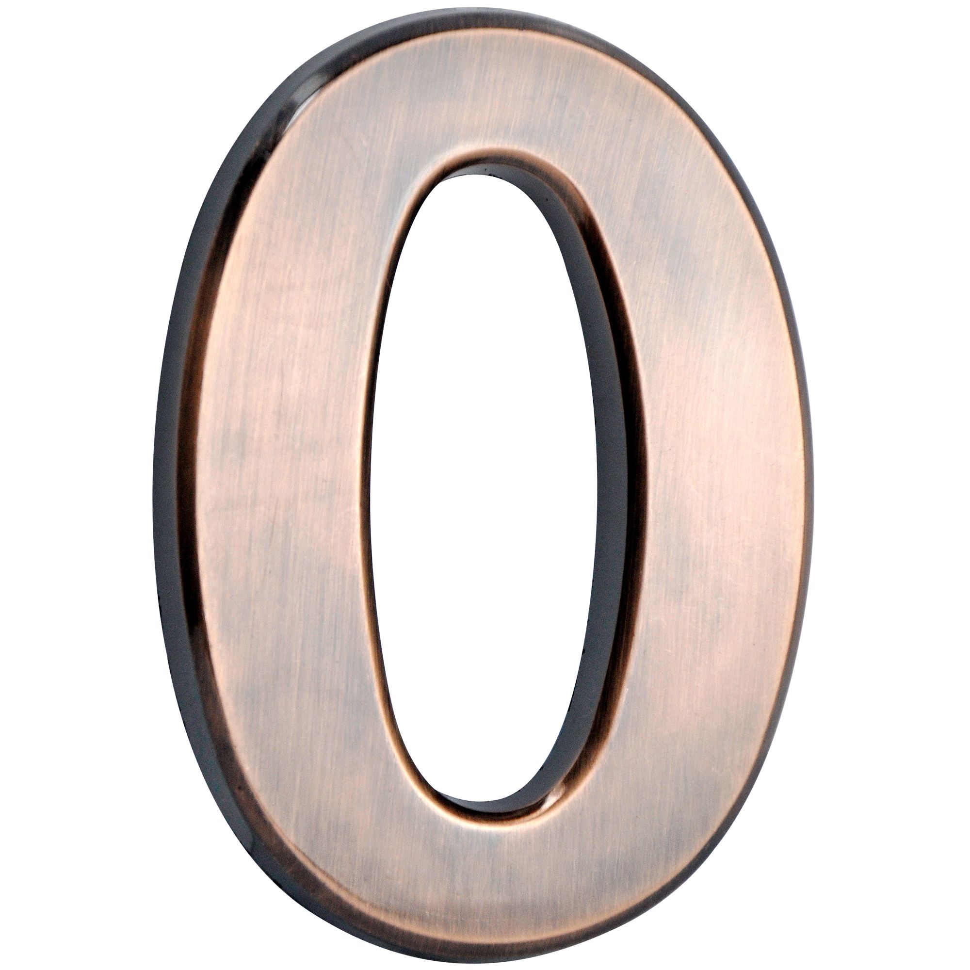 Číslo domovní, ´0´, 10cm, bronzové, s lepící páskou, ABS, MagicHome