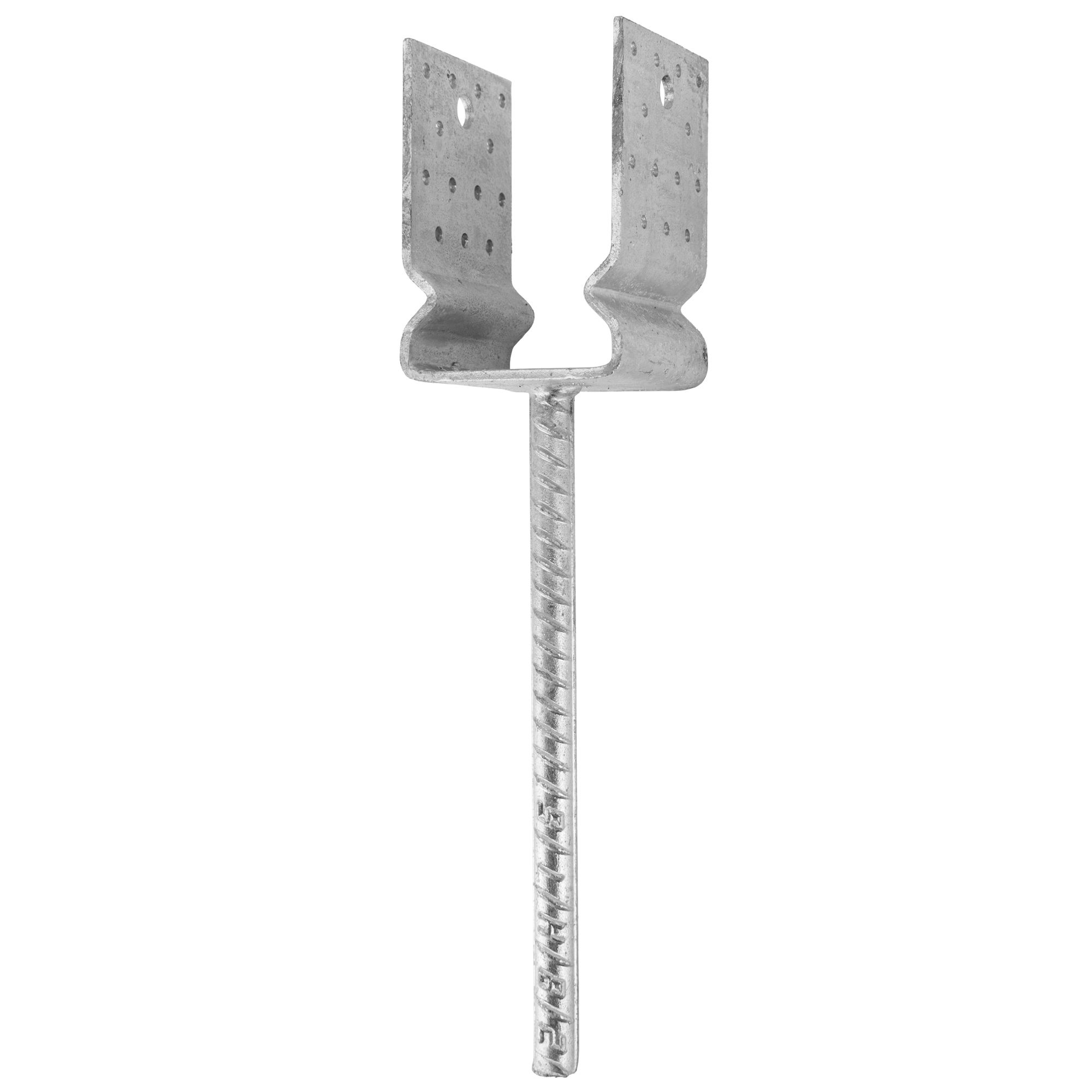 Patka kotevní s trnem, s prolisem, 80x80mm, ZN