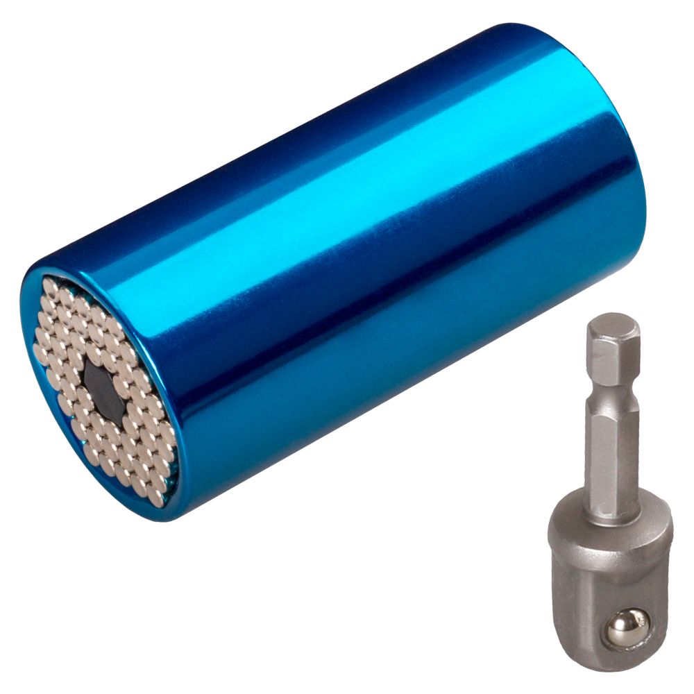 Hlavice nástrčná univerzální 11–32mm, 1/2" s adaptérem 1/4", CrV