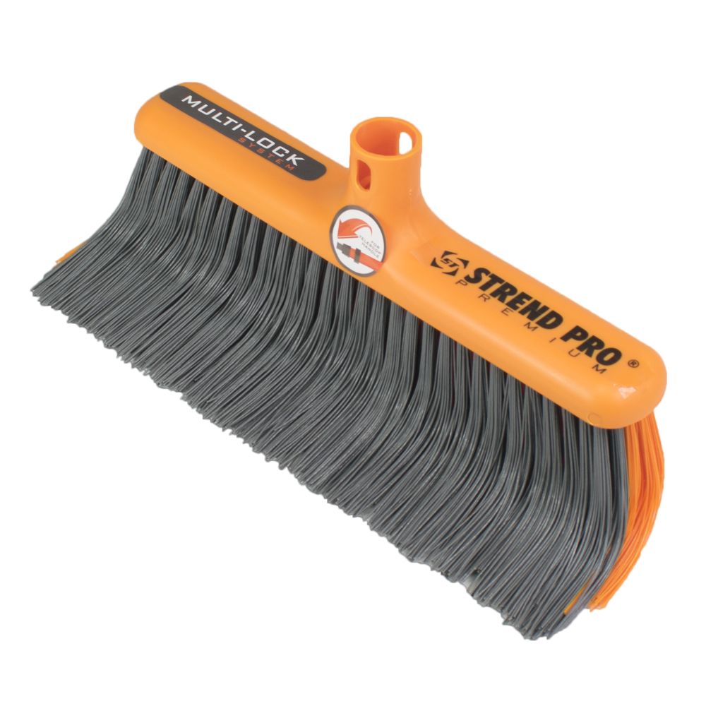 Koště na listí, 30cm, systém MULTI-Lock, bez násady, STREND PRO