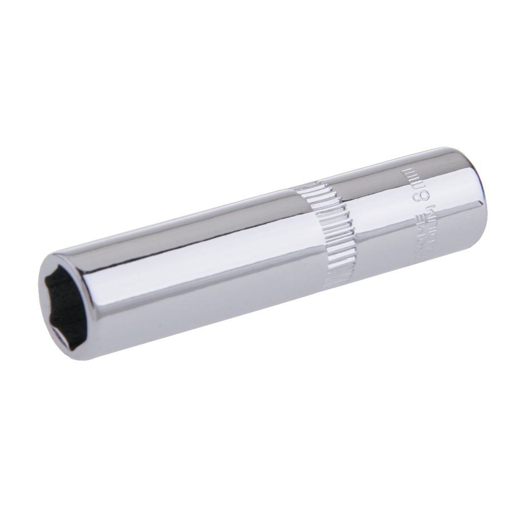 Gola hlavice 1/4", 8mm, prodloužená, CrV, FESTA