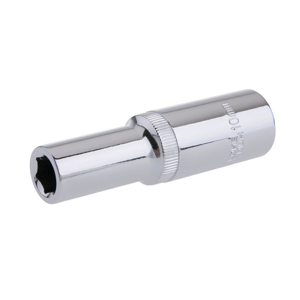Gola hlavice 1/2", 10mm, prodloužená, CrV, FESTA