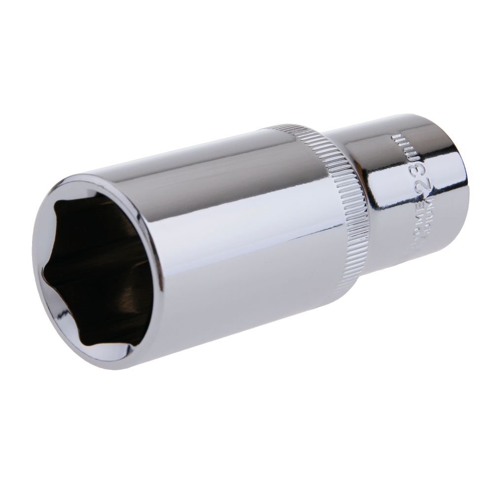 Gola hlavice 1/2", 23mm, prodloužená, CrV, FESTA