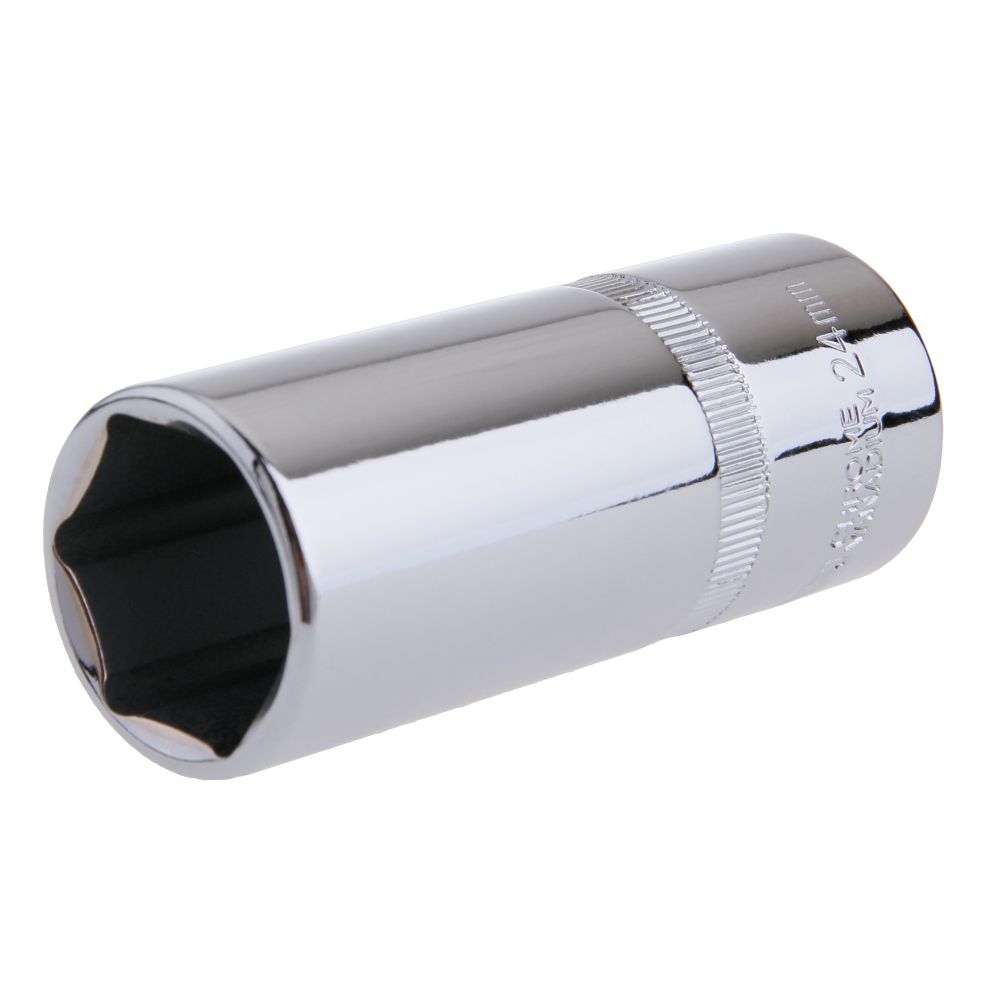 Gola hlavice 1/2", 24mm, prodloužená, CrV, FESTA