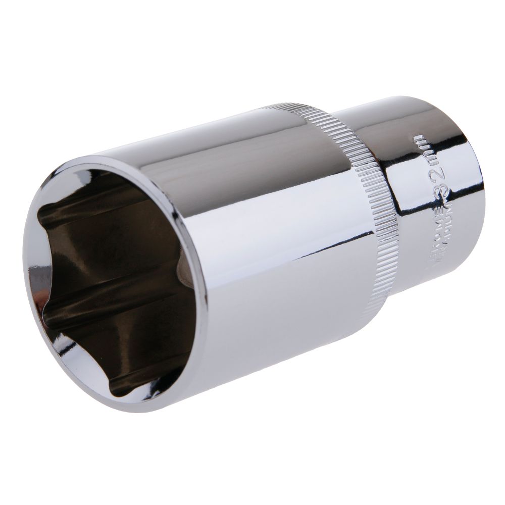 Gola hlavice 1/2", 32mm, prodloužená, CrV, FESTA