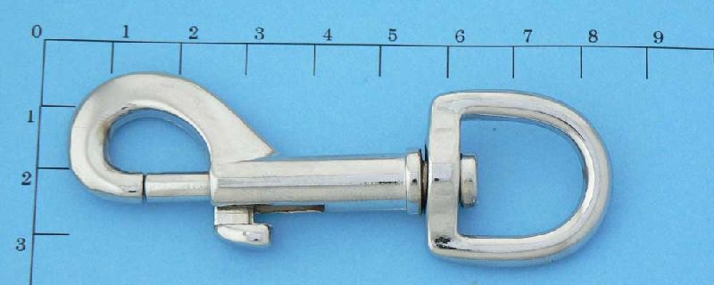 Karabina otočná, kulaté oko, 75 x 20mm