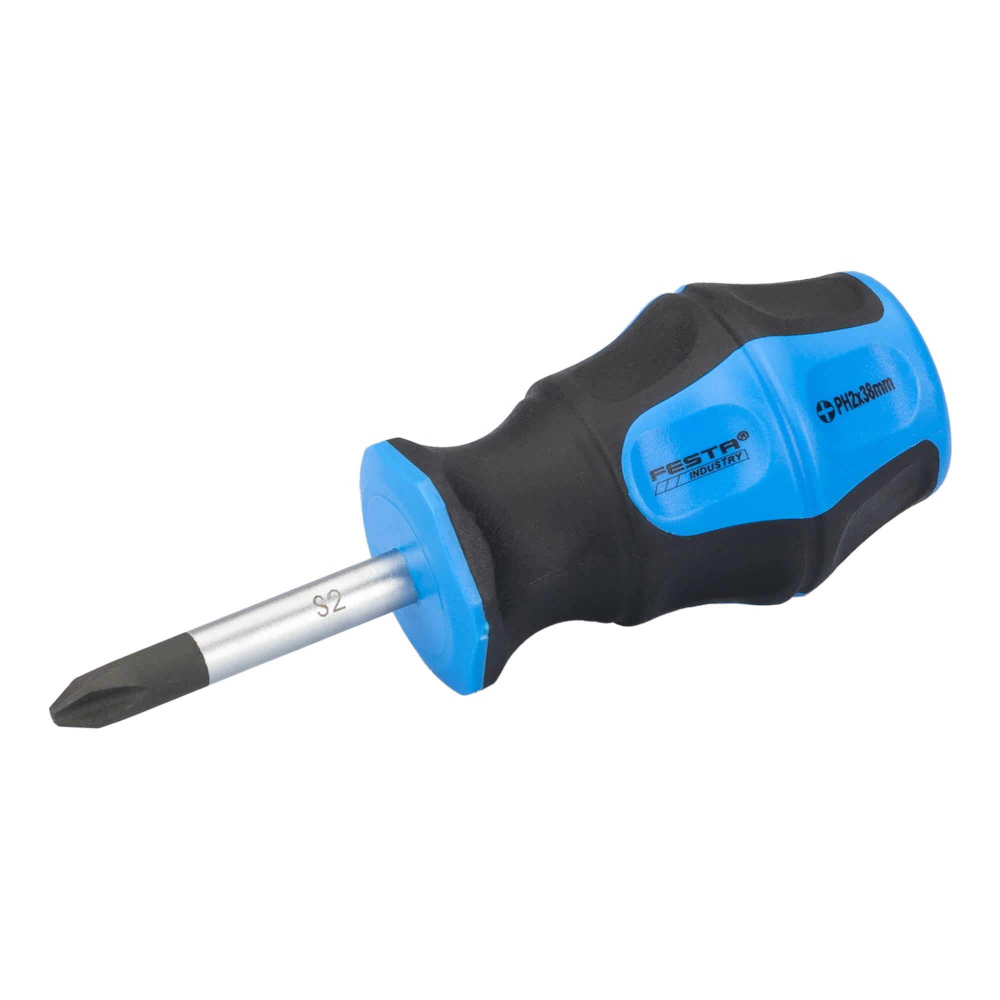 Šroubovák křížový, PH2× 38mm, S2, FESTA INDUSTRY