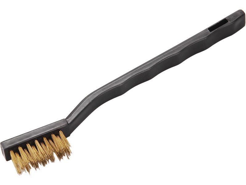 Kartáč mosazný malý s plastovou rukojetí, EXTOL CRAFT