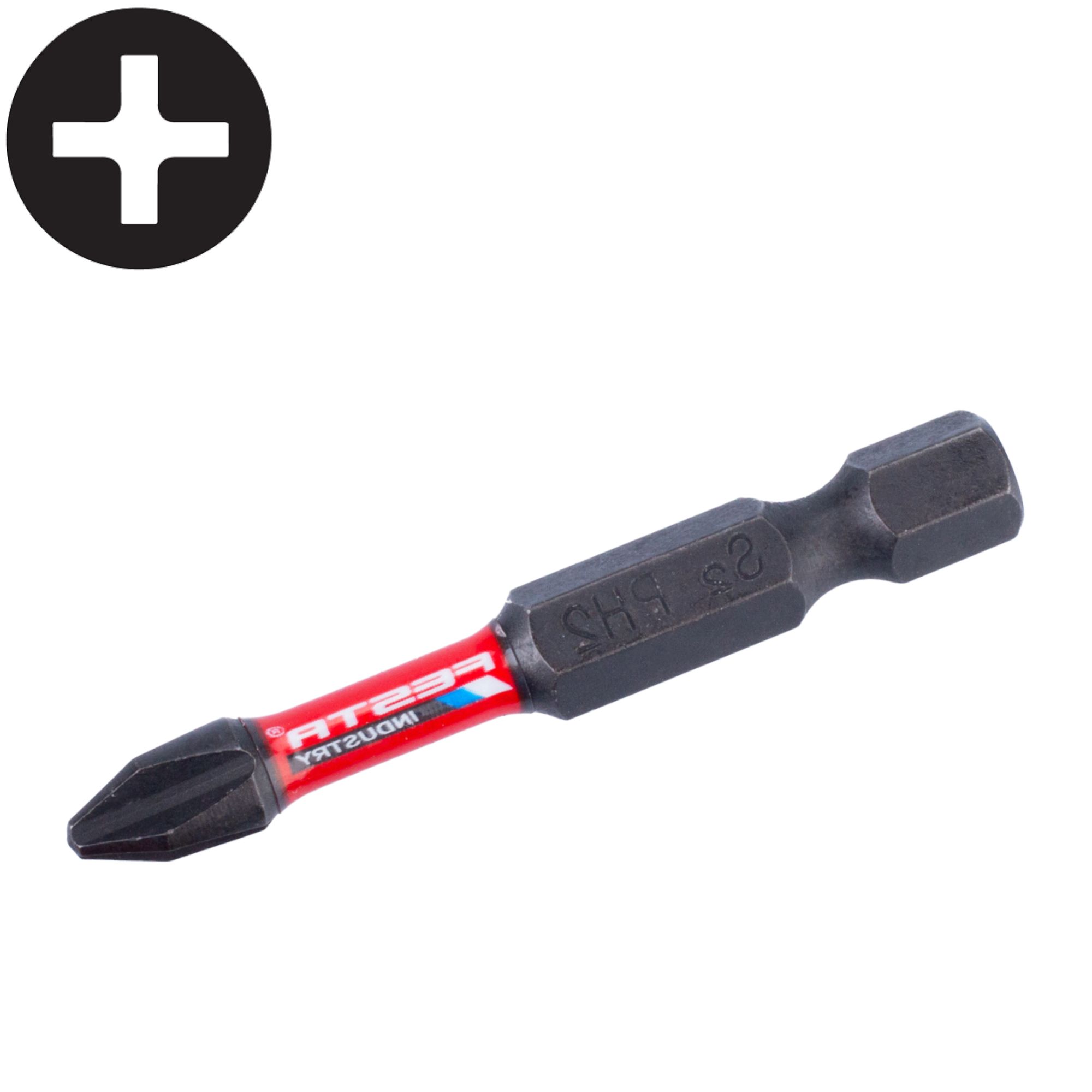 Bit torzní, PH 2, 50mm, S2, sada 2ks, FESTA INDUSTRY