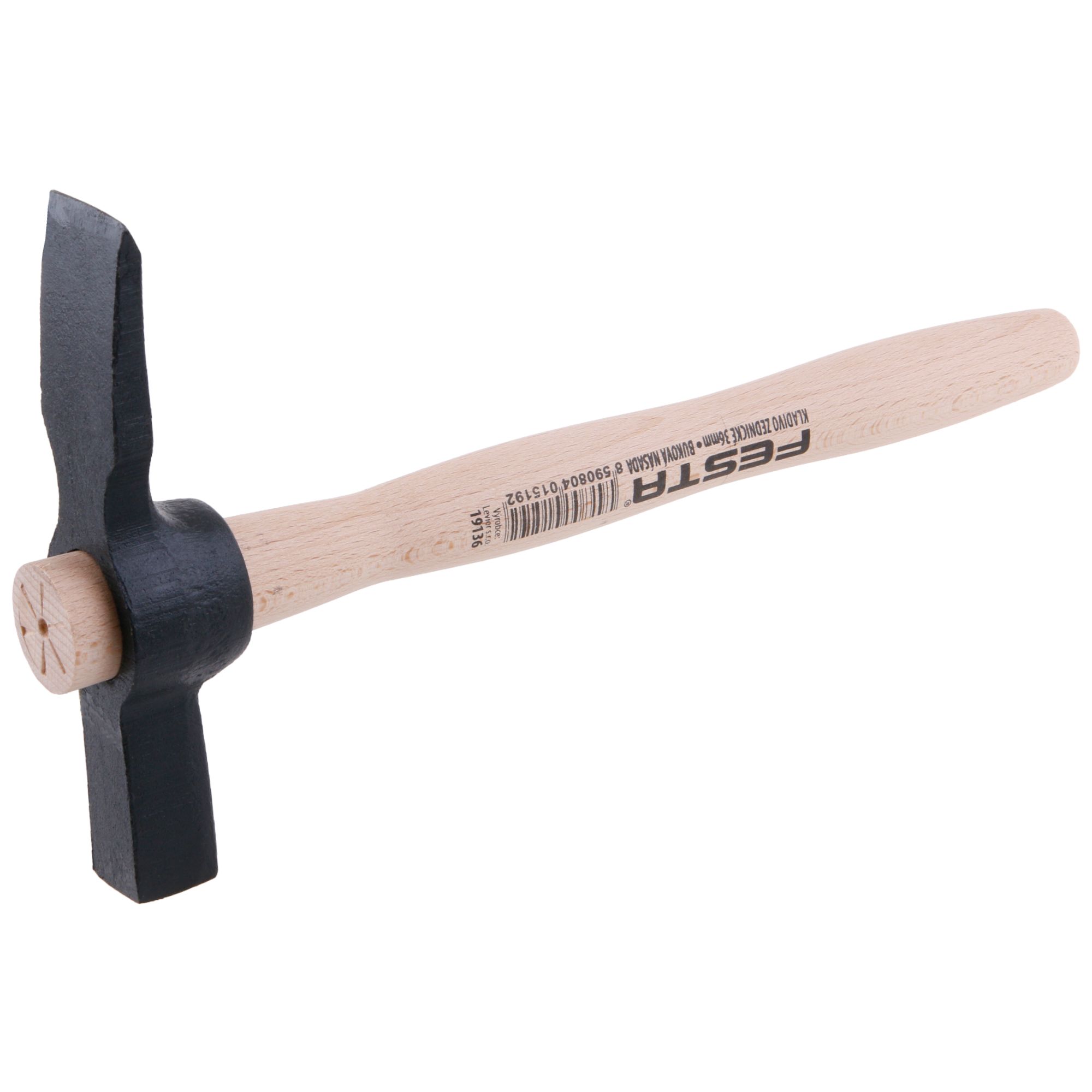 Kladivo zednické 520g, břit 36mm, dřevěná násada 30cm, FESTA