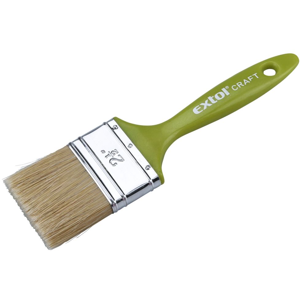 Štětec plochý, 2,5", plastová rukojeť, EXTOL CRAFT