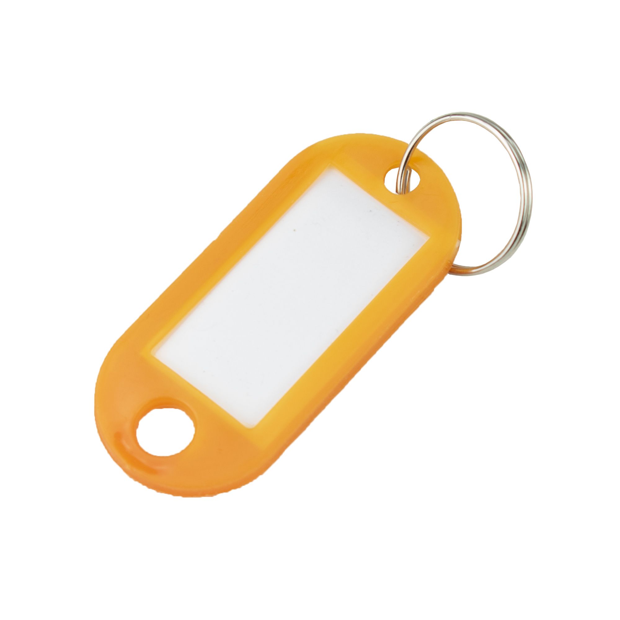 Visačka na klíče, 50 x 22mm, oranžová