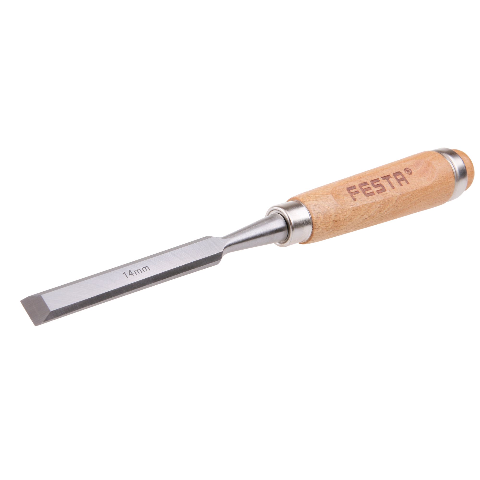 Dláto 14mm, CrV, dřevěná rukojeť, FESTA