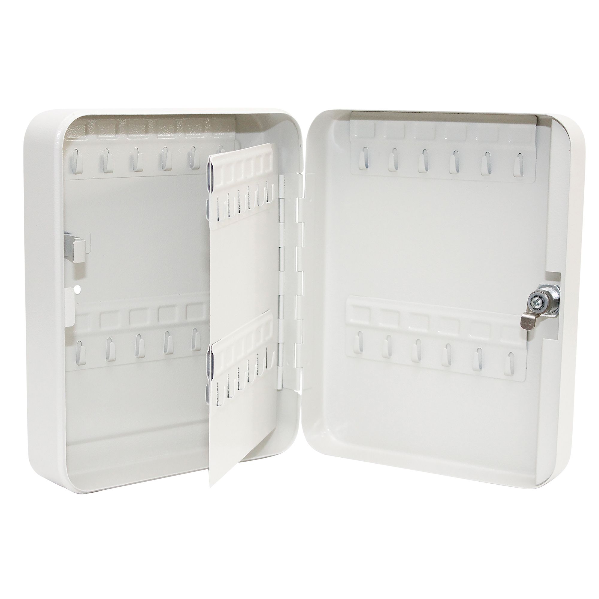 Skříňka na klíče, 93 háčků, 30x24x7,5cm, KeyBox 314