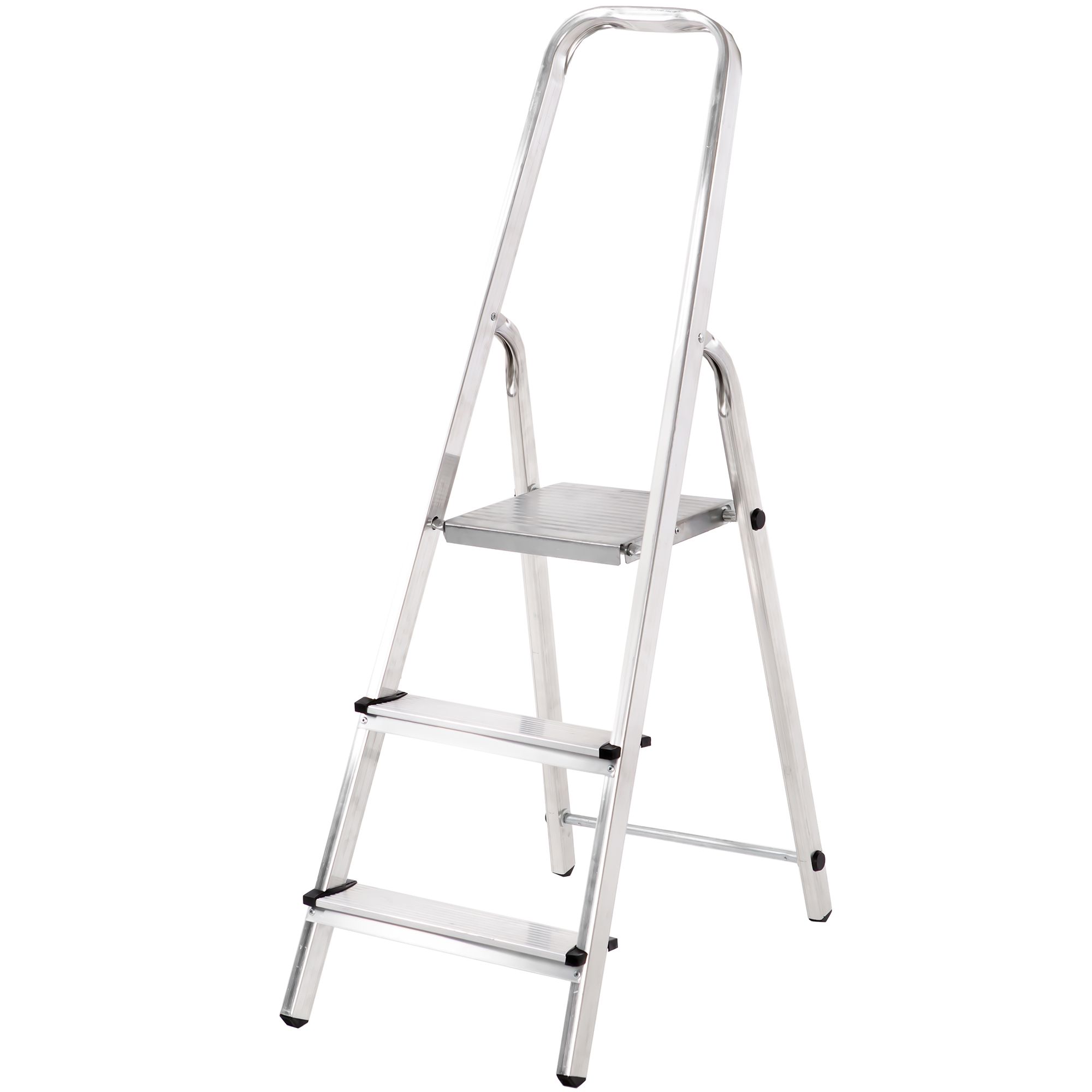 Schůdky AL, jednostranné, 3 příčky, nosn. 125kg, AL-D3, STREND PRO